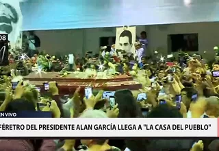 Féretro de Alan García llegó a la Casa del Pueblo
