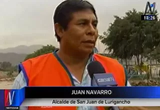 Río Huaycoloro: alcalde de SJL pide a vecinos que se retiren del lugar