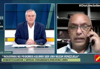 Kamiche: "Definitivamente nosotros no podemos asumir ser una segunda Venezuela"