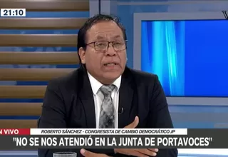 Roberto Sánchez: "Buscan salidas para mantener como sea el poder"