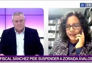 Rocío Sánchez sobre Zoraida Ávalos: "Renuncié a la Fiscalía para presentar hechos"