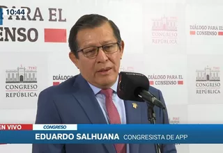 Salhuana sobre Pedro Castillo: "Se ha conducido de manera ilícita en muchos actos en Palacio" 
