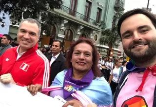 Salvador Del Solar participó en la Marcha del Orgullo 2019
