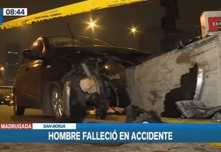 San Borja: Accidente de tránsito dejó un muerto en la Av. Javier Prado