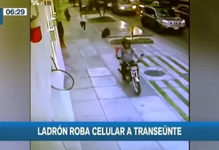San Borja: Falso repartidor de delivery arrebató celular a mujer