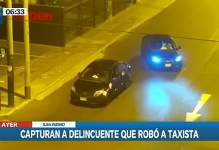 San Isidro: Taxista se quedó dormido en su auto y le roban su mochila