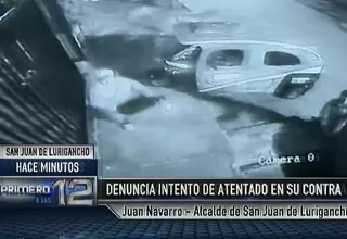 San Juan de Lurigancho: alcalde denunció atentado y acusó a Carlos Burgos