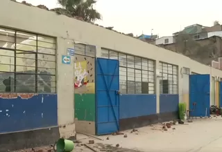 San Juan de Lurigancho: Alumnos en riesgo por infraestructura peligrosa en colegio