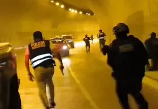 San Juan de Lurigancho: Así fue la persecución a balazos de delincuentes en túnel Santa Rosa
