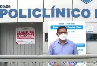 San Juan de Lurigancho: Cierre de policlínico municipal afecta a pacientes