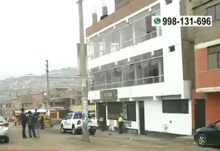 San Juan de Lurigancho: Cinco heridos tras ataque con explosivo en local de eventos