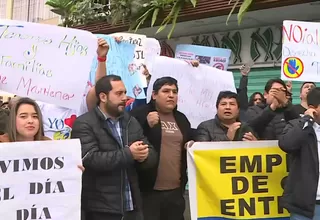 San Juan de Lurigancho: Dueños de discotecas protestaron por restricciones del estado de emergencia
