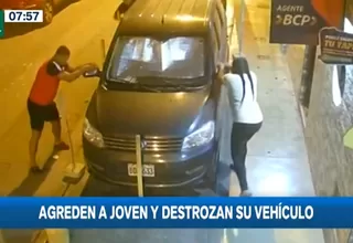 San Juan de Miraflores: Vecinos agreden a hombre y destrozan su camioneta