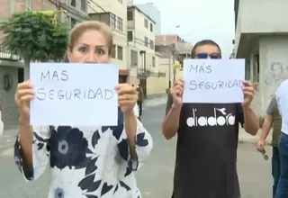 San Juan de Miraflores: Vecinos denuncian constantes asaltos