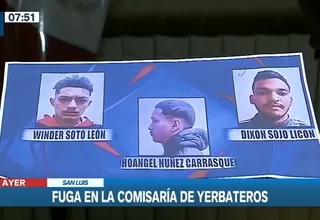 San Luis: Delincuentes fugaron de comisaría de Yerbateros