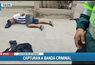 San Martín de Porres: Capturan a dos delincuentes armados tras persecución