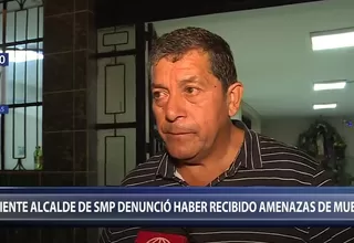 San Martín de Porres: teniente alcalde denunció que recibe amenazas de muerte