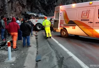 San Mateo: choque de bus contra un cerro provocó la muerte de 5 pasajeros