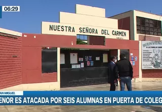 San Miguel: Escolares agreden a su compañera y graban la agresión