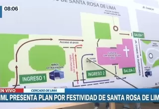 Santa Rosa de Lima: MML presenta plan de seguridad por feriado 
