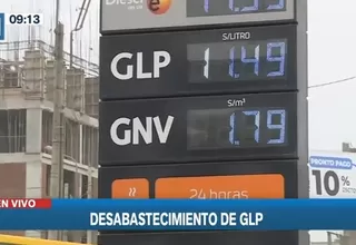 Se registra desabastecimiento de GLP en grifos de Lima 