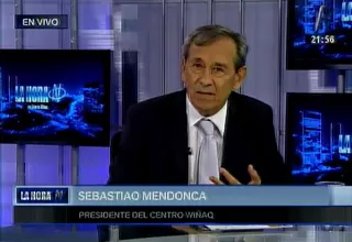 Sebastiao Mendonca presentó su libro 'Para reducir la conflictividad minera"