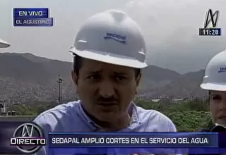 Sedapal: Tenemos 270 pozos de agua en Lima, no hay necesidad de sobreabastecerse