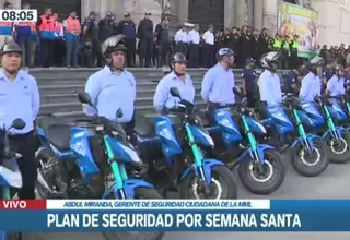 Semana Santa 2023: Municipalidad de Lima y Policía lanzan plan de seguridad