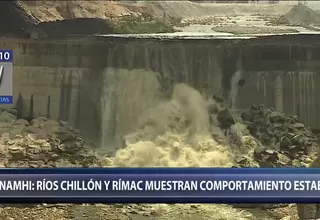 Senamhi: Caudales de ríos Rímac y Chillón muestran un comportamiento estable