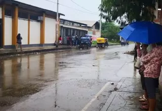 Senamhi prevé lluvias para nueve regiones del país hasta el 3 de setiembre
