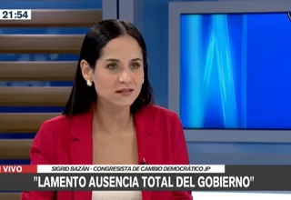 Sigrid Bazán tras renuncia de Otárola: "Hay una ausencia total del gobierno"
