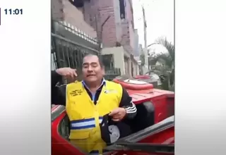 SJM: Mototaxista secuestra a fiscalizador en su intento de darse a la fuga