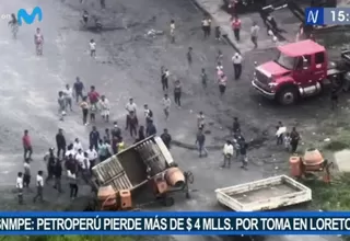 Petroperú pierde más de $4 millones por toma de Loreto, advierte la SNMPE