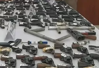 Sucamec recuperó más de 2800 armas a nivel nacional