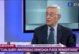 Oswaldo Zegarra: "Proyecto del Congreso sobre universidades es innecesario y redundante"