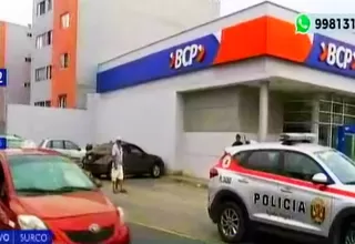 Surco: un cambista de divisas quedó herido durante asalto a agencia bancaria