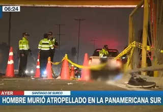 Surco: Hombre murió atropellado por un bus en la Panamericana Sur