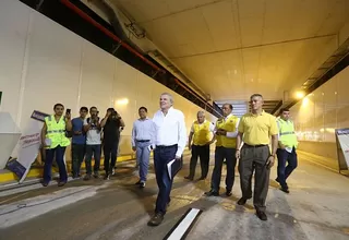 Surco: Municipalidad de Lima inauguró túnel Benavides