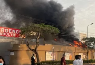 Surco: Reportan incendio en depósito de la clínica San Pablo