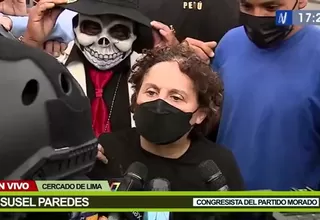 Susel Paredes fue agredida en marcha: "Hay un grupo provocador, son conservadores, homofóbicos"