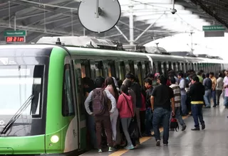 Restablecen de manera gradual servicio en la línea 1 del Metro de Lima
