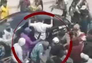 Tacna: Manifestantes agredieron con palos a taxista por no acatar paralización