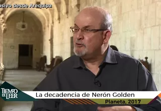 Tiempo de Leer: conversamos con Salman Rushdie en Arequipa