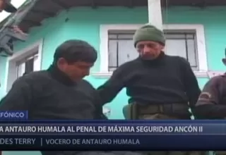 Trasladan a Antauro Humala a penal de máxima seguridad Ancón II