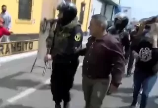 Trujillo: alcalde de Moche fue agredido durante protesta