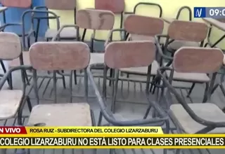 Trujillo: Denuncian que colegio Lizarzaburu no está listo para clases presenciales 
