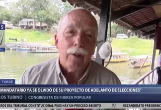 Tubino: Vizcarra ya se olvidó de su proyecto de adelanto de elecciones