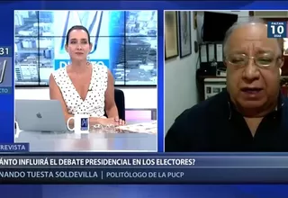 Tuesta sobre debates del JNE: Beingolea, Mendoza, Guzmán, Fujimori y Humala tuvieron mejor desempeño 