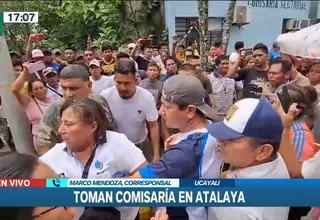 Ucayali: Pobladores tomaron la comisaría de Atalaya en protesta por asesinatos
