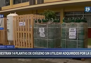 UNI: 14 plantas de oxígeno adquiridas por la universidad no son utilizadas 